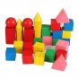 14Pcs/bag Colorful Wooden Solid Geometry Blocks Toys Early Education Building Blocks Toys