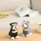 New Resin Puppy Ornaments Porch Schnauzer Ornaments Creative Home Accessories Cute