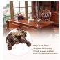 Mascot Lucky Feng Shui Wood Elephant Resin Statue Sculpture Wealth Figurine Gift
