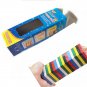 N80C Stacking Block Fine Motor Skill Training Toy Rainbow Color Topple Down Wooden Tower
