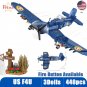 WW2 Military Germany Ju-88 Bombing Plane Building Blocks
