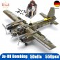 WW2 Military Germany Ju-88 Bombing Plane Building Blocks