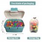 400 Pieces Plum Blossom Building Blocks Bricks STEM Toy Kids Montessori Educational Building