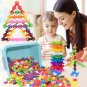 400 Pieces Plum Blossom Building Blocks Bricks STEM Toy Kids Montessori Educational Building