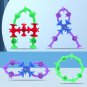 19Pcs Suction Cup Toys Baby DIY Plastic Bee Building Blocks Games