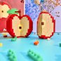Bibilock City Fruit Model Avocado Apple Lemon Orange Micro Mini Building Blocks