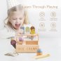 Simulation Ice Cream Shop Wooden Puzzle Montessori Education Toys