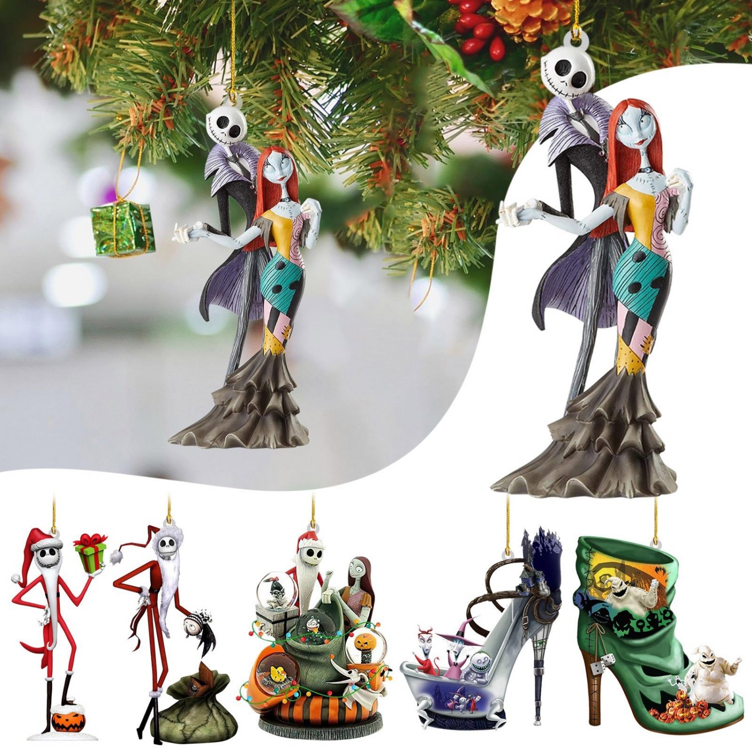 The Nightmare Before Christmas Acrylic Chain Figure Toys