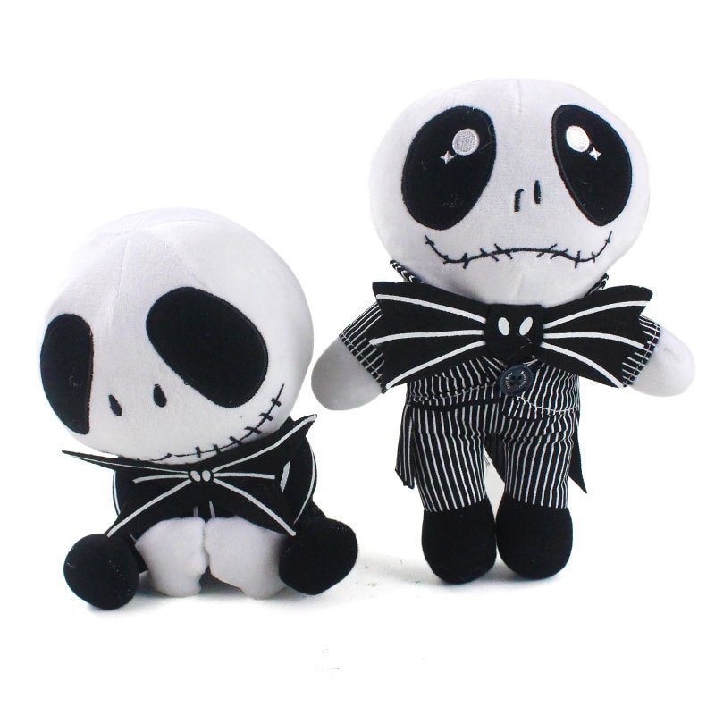 20-25cm Classic The Nightmare Before Christmas Jack Skellington Disney Cartoon Plush Toy Doll