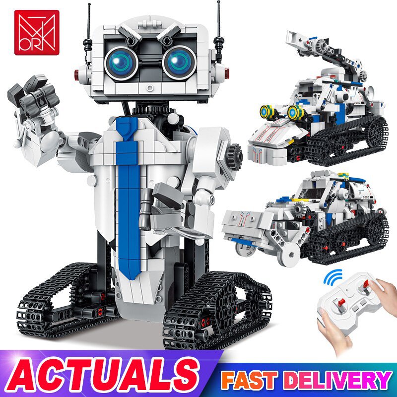 723PCS City Creative High-tech RC Robot Electric Building Blocks Remote Control Intelligent Bricks