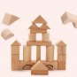 22pcs Building Blocks Beech Wooden Log Stacking Blocks with Box Montessori Toys