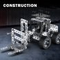 Metal Assembly Block Toy Simulation Forklift Excavator Car
