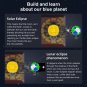 New Galaxy Solar System Earth Moon Sun Orrery Model WORLD DIY Idea Building Blocks Bricks Toys