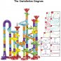 Marble Run Race Track Building Blocks Kids 3D Maze Ball Roll Toy