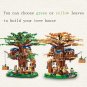 Four Seasons Tree House Scene Jungle Building Block IDEAS Series MOC 21318 Building