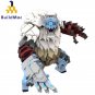 BuildMoc Monster Hunter Goss Harag Building Blocks Set White Snow Ghost Bear Beast Brick Toy