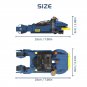 High-tech Car Model Runner Blade Spinner 1982 Building Blocks Bricks MOC-20383 Creative Car Toys