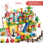 171-269PCS Marble Race Run Big Size Block Building Blocks Funnel Slide Blocks DIY Educational Big