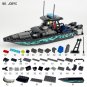 Assault Boat Ship Model Building Blocks Bricks Sets Classic Dolls Kids Toys For Children Gift