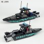 Assault Boat Ship Model Building Blocks Bricks Sets Classic Dolls Kids Toys For Children Gift