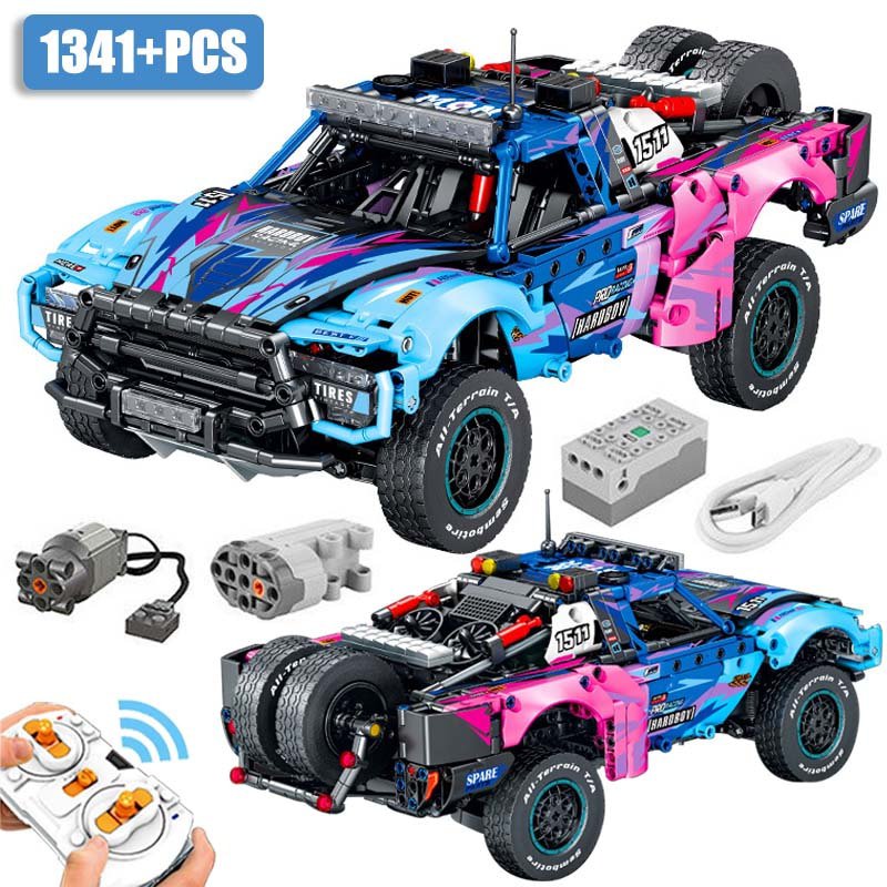 Technical Remote Control Motor Racing Car Building Blocks 1:14 Scale Conqueror Off-road Vehicle