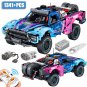 Technical Remote Control Motor Racing Car Building Blocks 1:14 Scale Conqueror Off-road Vehicle