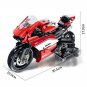 New Black DUKA Technical High-Tech Motorcycle Motocross Model Building Blocks Car
