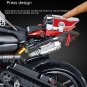 New Black DUKA Technical High-Tech Motorcycle Motocross Model Building Blocks Car