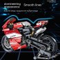 New Black DUKA Technical High-Tech Motorcycle Motocross Model Building Blocks Car