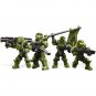 Mega Bloks 152 Pcs Halo Unsc Fireteam Taurus Warriors Building Blocks Children Collector's Edition
