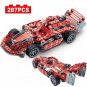 287pcs City Series High-tech Metal F1 Racing Formula Car Building Blocks Assembled DIY Racing Car