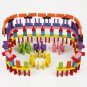 60pcs Colorful Wooden Dominoes Interrectual Development Early Education Building Blocks