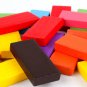 60pcs Colorful Wooden Dominoes Interrectual Development Early Education Building Blocks