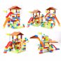 Big Size Slide Blocks Compatible LegoINGlys Duploed City House Roof Big Particle Building Blocks