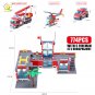 774pcs City Fire Station Model Building Blocks Boys Firefighter Truck Educational Construction