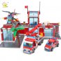 774pcs City Fire Station Model Building Blocks Boys Firefighter Truck Educational Construction