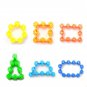 300pcs 200pcs 100pcs Snowflake Building Blocks Toy DIY Block Construction