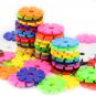 300pcs 200pcs 100pcs Snowflake Building Blocks Toy DIY Block Construction