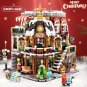 2506Pcs City Street View Mini Architecture Christmas Cafe House Building Blocks Friends Shop