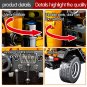 601 Pcs City Jeeps Off-Road Vehicle Building Blocks Pull Back Mechanical Car High-Tech Bricks