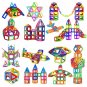 20-184pcs Mini & Big Size Magnetic Designer Magnet Building Blocks Accessories Educational