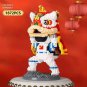 Trend Lighted Rainbow Unicorn Building Blocks Space Astronaut Assembled Toys for Adults Boys Girls