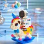Trend Lighted Rainbow Unicorn Building Blocks Space Astronaut Assembled Toys for Adults Boys Girls