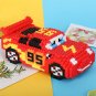 Disney Cartoon Pixar Cars 3 Diamond Building Blocks Lightning Mcqueen Cute Diy