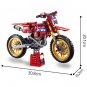 New Technical High-Tech Motorcycle Motocross CRF Model Building Blocks Off-Road Car MOTO
