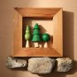 1Set Wooden Natural Simulation Tree Wooden Toys for Children Montessori Game Educational Toy