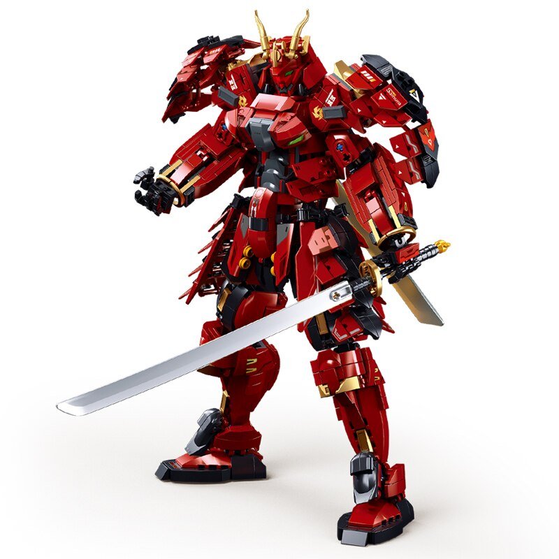 New 923PCS Mecha Robot Building Blocks Set Armor Movie Kai Warrior Mech Bricks Collection