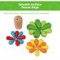 Wooden Cactus Building Toy Set 28PCS Building Blocks Playset for Kids Girl Boy Educational Toys DIY