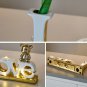 Love Bear Flower Ornaments Ceramic Sculptures & Figurines for Interior Luxury Home Decor