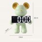 Light Luxury Creative Violent Bear Clock Ornament Entrance Living Room Decoration